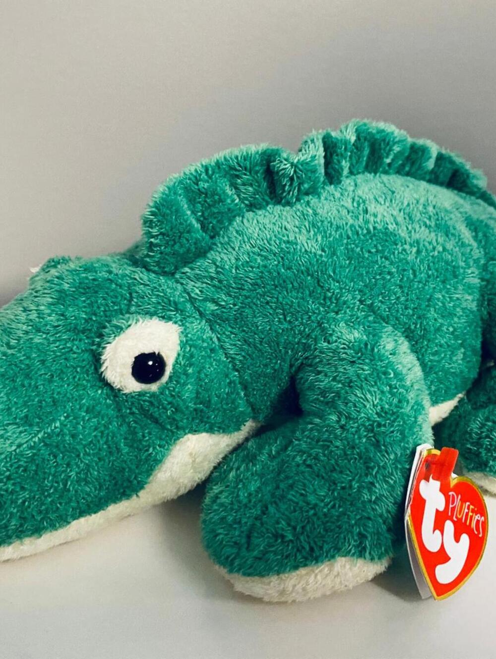 Ty Pluffies Collection “Chomps” the Alligator (12 inch)